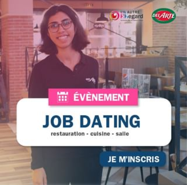 Visuel Job Dating Del Arte